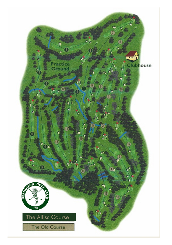 Map of course